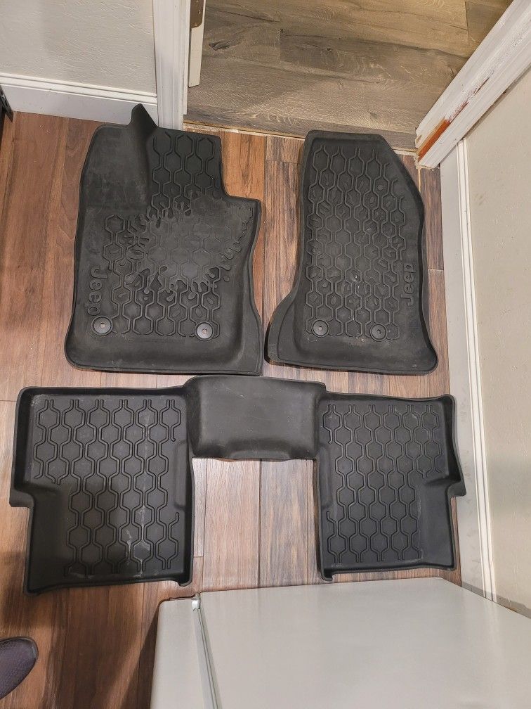 Used Mopar Weather Tech Jeep Renagade Floor And Cargo Mats