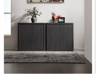 Wood Credenza / Cabinet (2pieces)