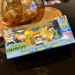 Dexters Laboratory Collectible Figures Cartoon Network Trendmasters New 