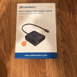 USB-C Multiport Video Adapter With PD