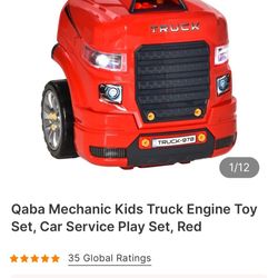 Kids Mechanic Truck Engine 