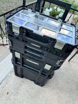 4 compartment husky toolbox