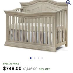 Like New Sorelle Providence Poplar Wood Crib.. Cuna De Madera 