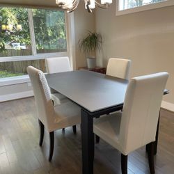 Kasala Glass Dining Table & 6 Chairs