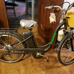 ELECTRIC BICYCLE  NAKTO 6 SPEED E BIKE FEMALE YOUNG ADULT 