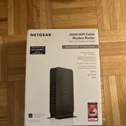 Netgear N600 Wi-Fi Cable Modem Router 