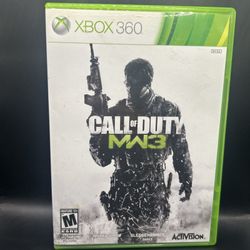 Call Of Duty Modern Warfare 3 MW3 - XBOX 360 - CIB Tested