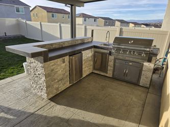 Holiday Speccccial: L-shaper BBQ ISLAND