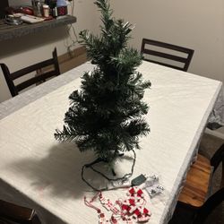 Mini Christmas Tree With Original Ornaments 
