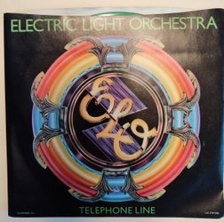 ELO Telephone Line Green Vinyl 45 record w/ pic sleeve