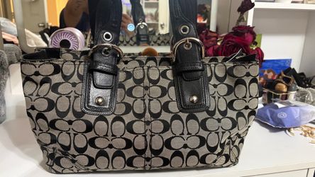 Coach soho satchel with braided straps