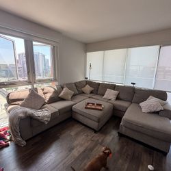 Huge sectional couch 