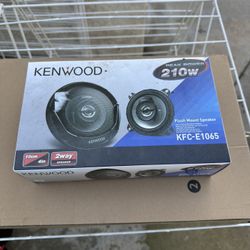 Kenwood KFC-E1065 4 Inch 2 Way Car Stereo Speaker