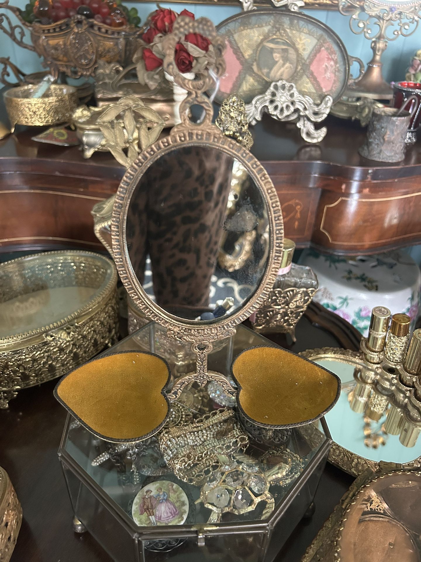 Antique Vanity Mirror