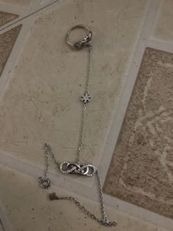 925 ring with bracelet ring size 7