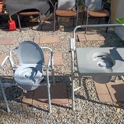 Adult Portable Toilet.. One Regular ,One Plus Size