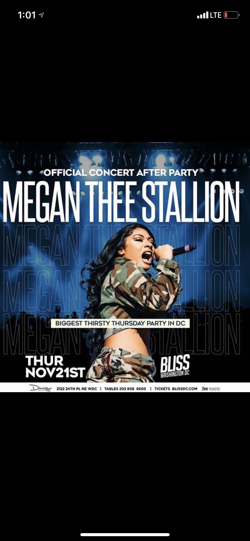 Megan The Stallion Live Concert After Party