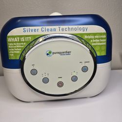 PureGuardian Ultrasonic Humidifier H4610 Silver Clean Tech, Tested and Working💧🌬