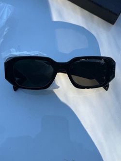 Prada Black Rectangle Sunglasses