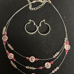 Fabulous Necklace And Earring Sets. $10 Each.