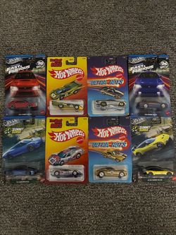 Hot Wheels Die-Cast Car Collection – 8 Pack
