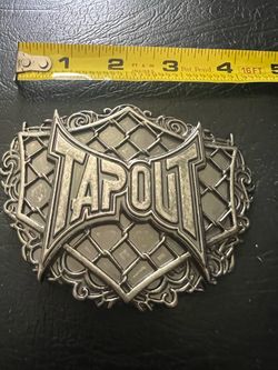 Tapout Metal Belt Buckle-Collectible, Perfect shape