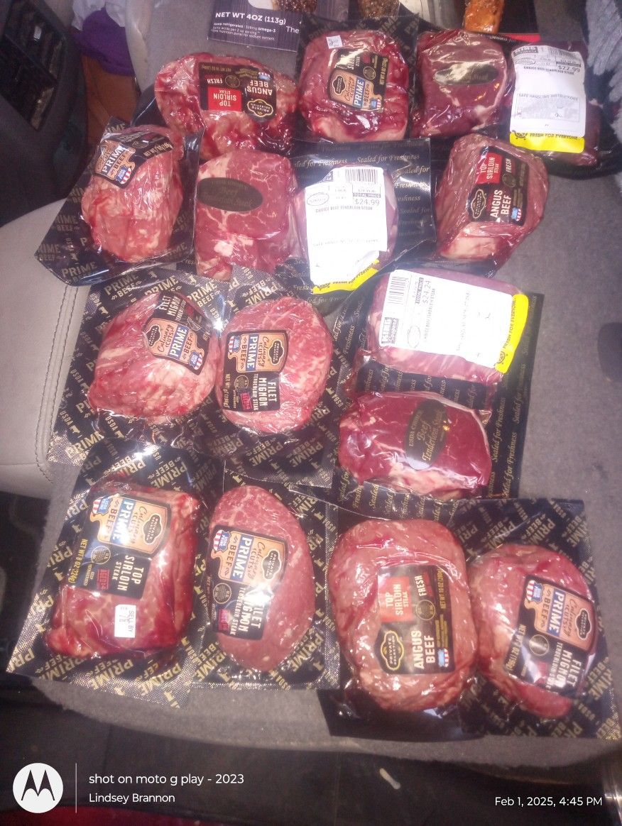 Fresh Filet Mignon , And Tenderloin Steaks