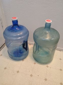 TWO 5 GALLON WATER BOTTLES $10 EACH