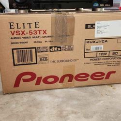 PIONEER ELITE VSX-53TX AV RECEIVER WITH REMOTE CONTROL $500 FINAL PRICE 