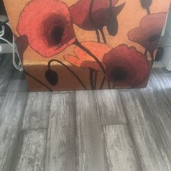 Canvas Flower Picture
