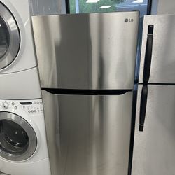 LG 20.2 Cu.ft Top-freezer Refrigerator Stainless Steel Two Door