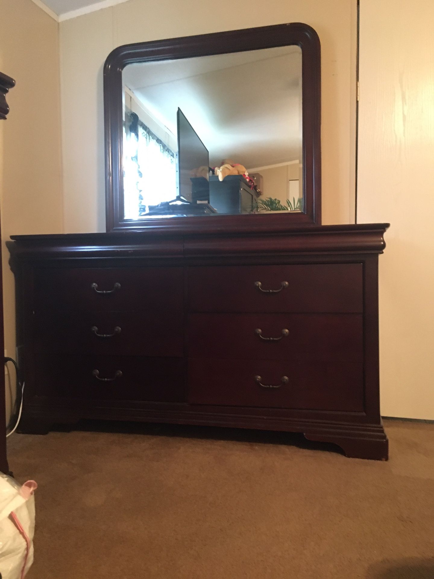 Brown dresser