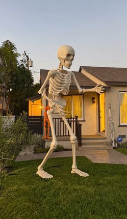Giant Halloween Skeleton Outdoor Decoration