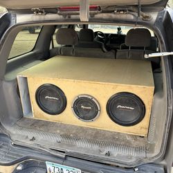 Subwoofer Box For 2 12s And A 10