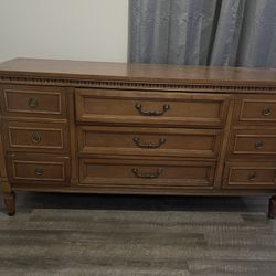 Antique Solid Wood Dresser 