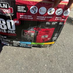 Weld-Pak 180 Amp MIG Flux-Core Wire Feed Welder, 230V, Aluminum Welder with Spool Gun sold separately 