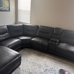 Used sectional With 2 Recliners 