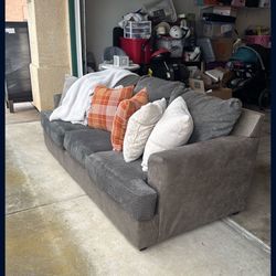 Bob’s Discount gray Couch 