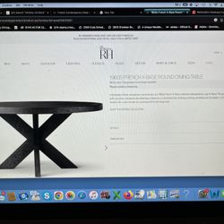 Restoration-hardware dining table