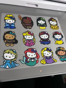Hello kitty Disney princess/ Disney / t shirt / sweater / heat transfer