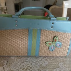 Beautiful Xoxo Handbag With A Butterfly