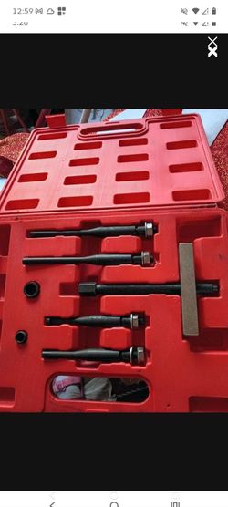 Puller Tool Set with Red Carrying Case