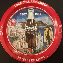 Coca-Cola Hawaii 75 Years of Aloha Collectible Tray
