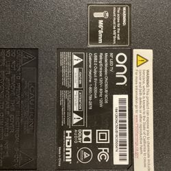 50” Flat Screen TV 