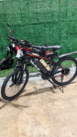 VARUN Electric Bike for Adults 26", 500W(Peak) E-Mountain Bike 36V Removable Battery UL2849, 20MPH Up to 40 Miles, 21-Speed Shimano Gears, Front Fork 