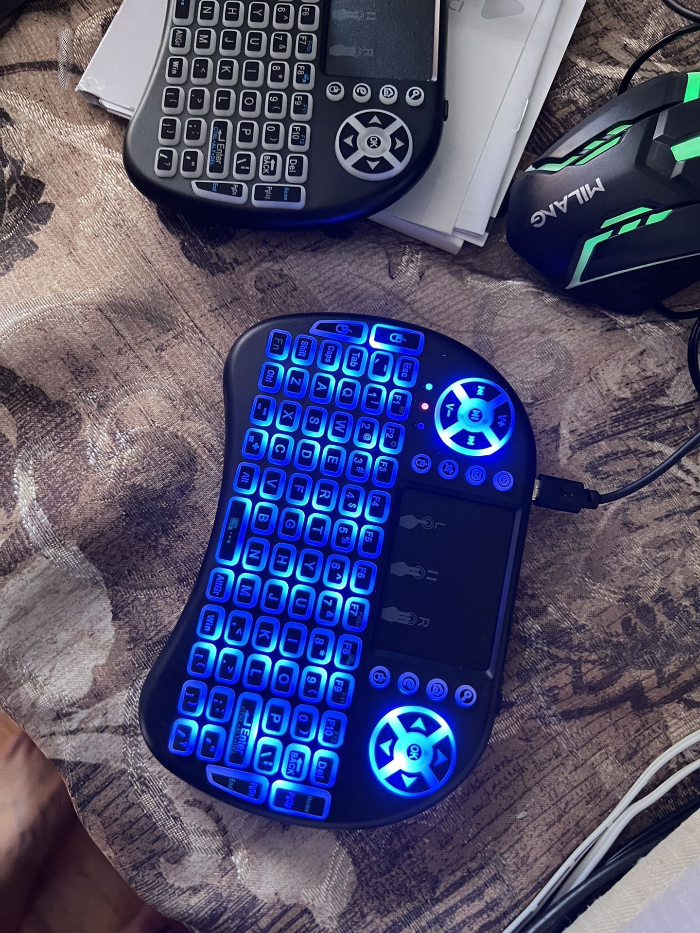 mini keyboard mouse combo touch pad and gaming mouse