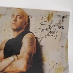 Very cool item Slim Shady D12 Signed have Coa Rare Find