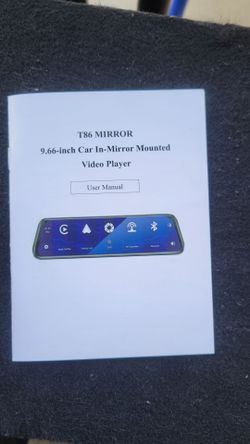 Back up camera mirror Bluetooth