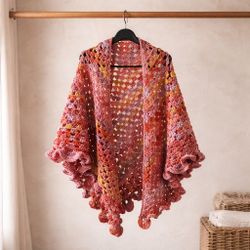 Handmade Crochet Shawl 