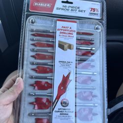 Diablo 16 Piece Spade Bits.